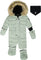Deux par Deux Original One-Piece Puffy Snowsuit - Baby - Sage Green