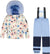 Deux par Deux Discover Two-Piece Snowsuit with Printed Jacket - Little Girl - Light Blue