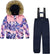 Deux par Deux Discover Two-Piece Snowsuit with Printed Jacket - Little Girl - Navy Blue