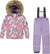 Deux par Deux Discover Two-Piece Snowsuit with Printed Jacket - Little Girl - Purple Gray
