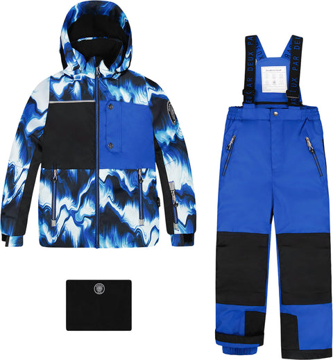 Deux par Deux Play Two-Piece Snowsuit with Contrast Jacket - Little Boy