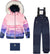 Deux par Deux Play Two-Piece Snowsuit with Printed Jacket - Big Girl - Navy Blue
