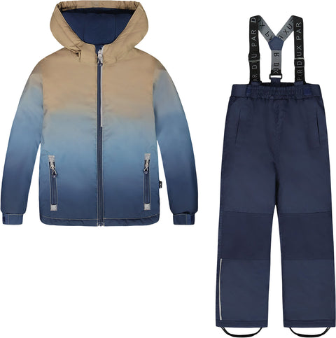 Deux par Deux Navy Chill Two-Piece Outerwear Set with Light Insulation - Big Boy