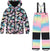 Deux par Deux Chill Two-Piece Outerwear Set with Light Insulation - Little Girl - Rainbow Gradient