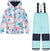 Deux par Deux Chill Two-Piece Outerwear Set with Light Insulation - Little Girl - Turquoise Blue