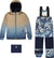 Deux par Deux Gradient Black Play Two-Piece Snowsuit with Jacket - Little Boy - Blue Mountains