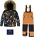 Deux par Deux Play Two-Piece Snowsuit with Printed Dinosaurs Jacket - Little Boy - Brown Sugar