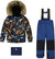 Deux par Deux Play Two-Piece Snowsuit with Printed Dinosaurs Jacket - Little Boy - Navy Blue