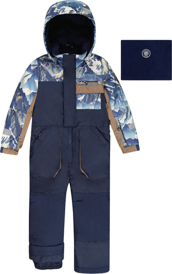 Deux par Deux Colorblocked Play One-Piece Snowsuit - Big Boy