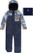 Deux par Deux Colorblocked Play One-Piece Snowsuit - Little Boy - Navy Blue