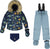 Deux par Deux Play Two-Piece Snowsuit - Baby Boy - Blue Gray