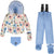 Deux par Deux Play Two-Piece Snowsuit - Baby Girl - Light Blue