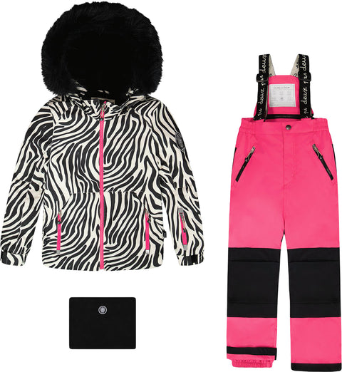 Deux par Deux Fuchsia Play Two-Piece Snowsuit - Big Girl
