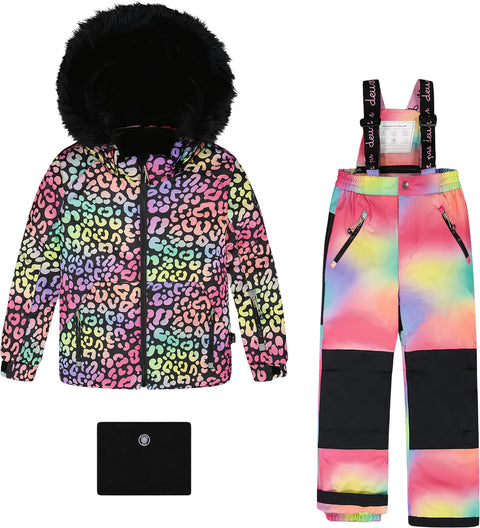 Deux par Deux Multicolor Play Two-Piece Snowsuit - Big Girl