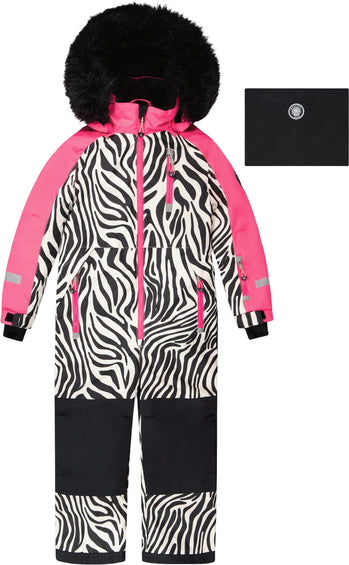 Deux par Deux Leopard Play One-Piece Snowsuit - Big Girl