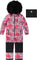 Deux par Deux Leopard Play One-Piece Snowsuit - Little Girl - Multicolor Leopard - Zebra