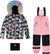 Deux par Deux Pink Play Two-Piece Snowsuit with Printed Jacket - Little Girl - Pink