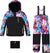 Deux par Deux Black Butterfly Play Two-Piece Snowsuit - Little Girl - Black Butterfly Print