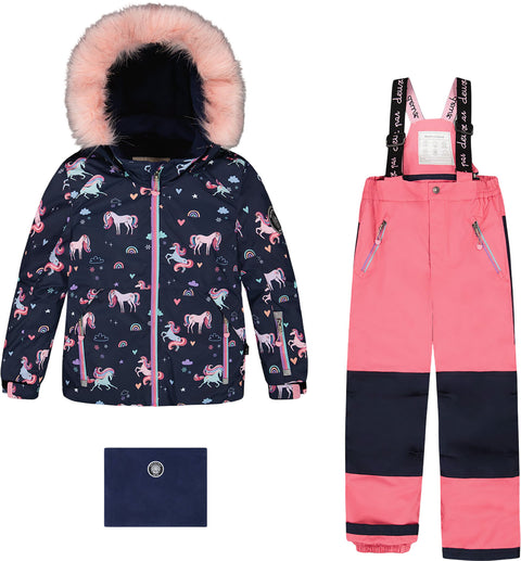 Deux par Deux Candy Pink Play Two-Piece Snowsuit - Big Girl