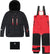 Deux par Deux Aurora Borealis Teknik Two-Piece Snowsuit - Big Boy - Red