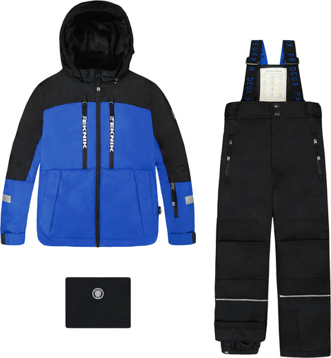 Deux par Deux Royal Blue Teknik Two-Piece Snowsuit - Little Boy