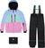 Deux par Deux Colorblocked Black Teknik Two-Piece Snowsuit - Little Girl - Black