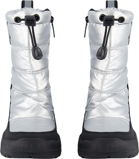 Deux par Deux Silver Winter Boots - Kids