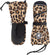 Deux par Deux Beige Leopard Teknik Winter Mittens - Kids - Beige Leopard