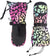 Deux par Deux Beige Leopard Teknik Winter Mittens - Kids - Rainbow Leopard