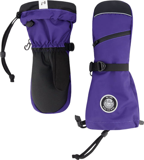 Deux par Deux Watercolor Flower Teknik Winter Mittens - Kids