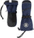 Deux par Deux Watercolor Flower Teknik Winter Mittens - Kids - Navy Blue