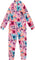 Deux par Deux Two-Piece Thermal Underwear Set - Big Kids - Pink Watercolor Flower Print