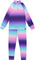 Deux par Deux Two-Piece Thermal Underwear Set - Big Kids - Purple Gradient