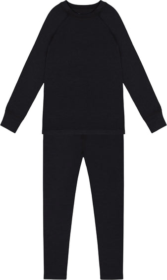 Deux par Deux Merino Wool Base Layer Set - Big Kids