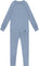 Deux par Deux Merino Wool Base Layer Set - Big Kids - Blue Gray