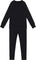 Deux par Deux Merino Wool Base Layer Set - Little Kids - Black