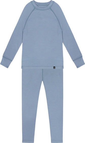Deux par Deux Merino Wool Base Layer Set - Little Kids