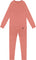 Deux par Deux Merino Wool Base Layer Set - Little Kids - Dusty Pink