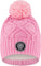 Deux par Deux Pink Lined Knit Pompom Hat - Baby Girl - Pink