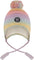 Deux par Deux Multicolor Lined Peruvian Knit Pompom Hat - Little Girl - Multicolored