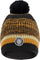 Deux par Deux Black-Brown Lined Knit Pompom Hat - Little Boy - Black - Brown
