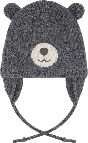 Deux par Deux Lined Knit Hat with Ears - Baby Boy