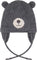 Deux par Deux Lined Knit Hat with Ears - Baby Boy - Gray