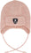 Deux par Deux Lined Knit Hat with Ears and Strings - Baby - Dusty Pink