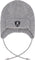 Deux par Deux Lined Knit Hat with Ears and Strings - Baby - Heather Gray