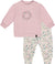 Deux par Deux Organic Cotton Evolutive Pant and Long Sleeve Top Set - Baby Girl - Neutral Purple