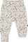 Deux par Deux Organic Cotton Evolutive Pant - Baby Girl - Off White Floral