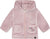 Deux par Deux Hooded Zip Plush Jacket - Baby Girl - Neutral Purple