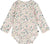 Deux par Deux Organic Cotton Long Sleeve Romper - Baby Girl - Off White Floral