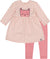 Deux par Deux Organic Cotton Dress and Leggings Set - Baby Girl - Pink Mini Floral